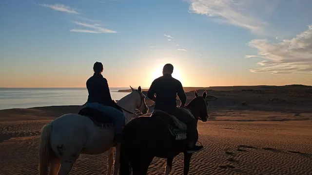 Horseback ride in Puerto Pirámides